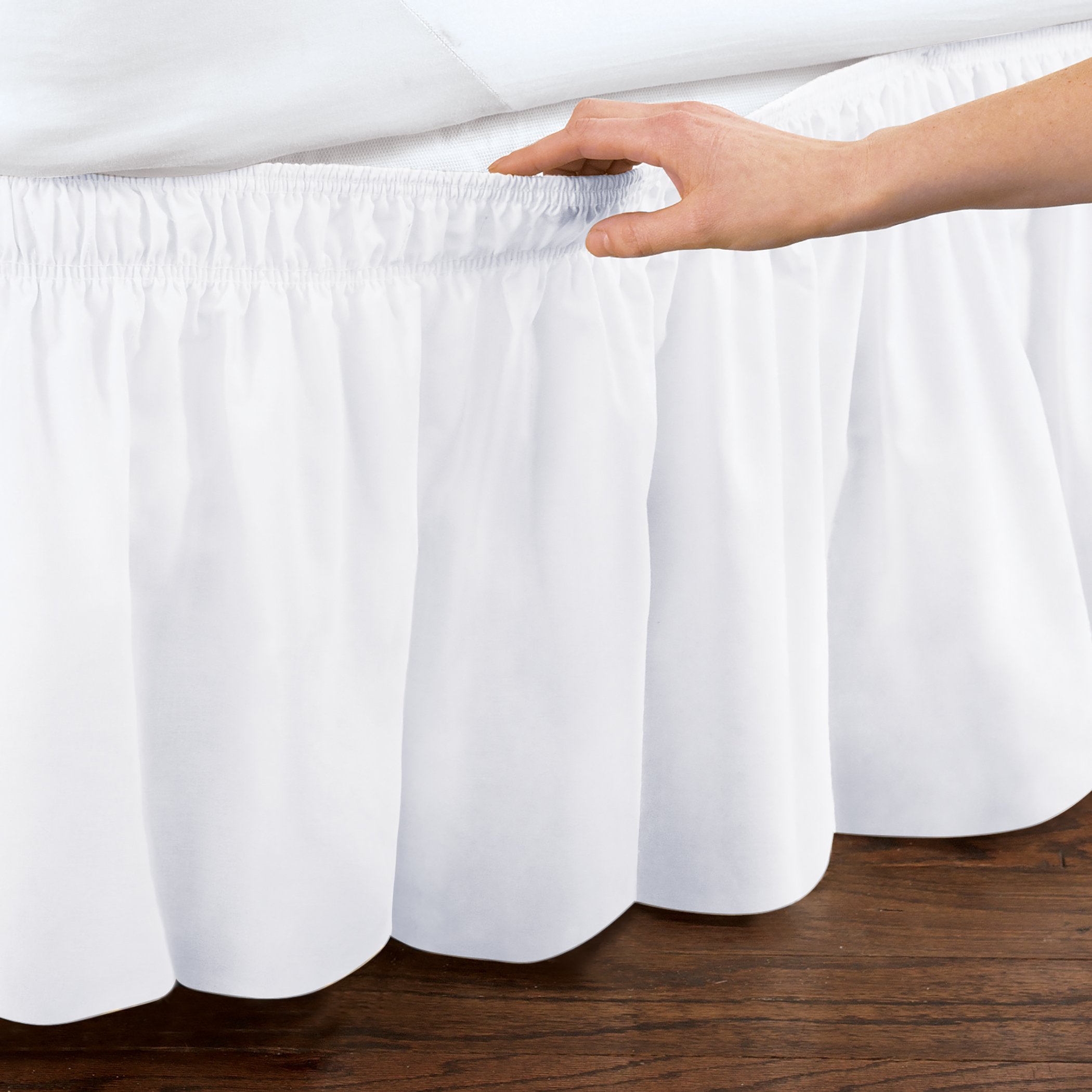 Wrap Around Elastic Dust Ruffle - Picture 44 of 45