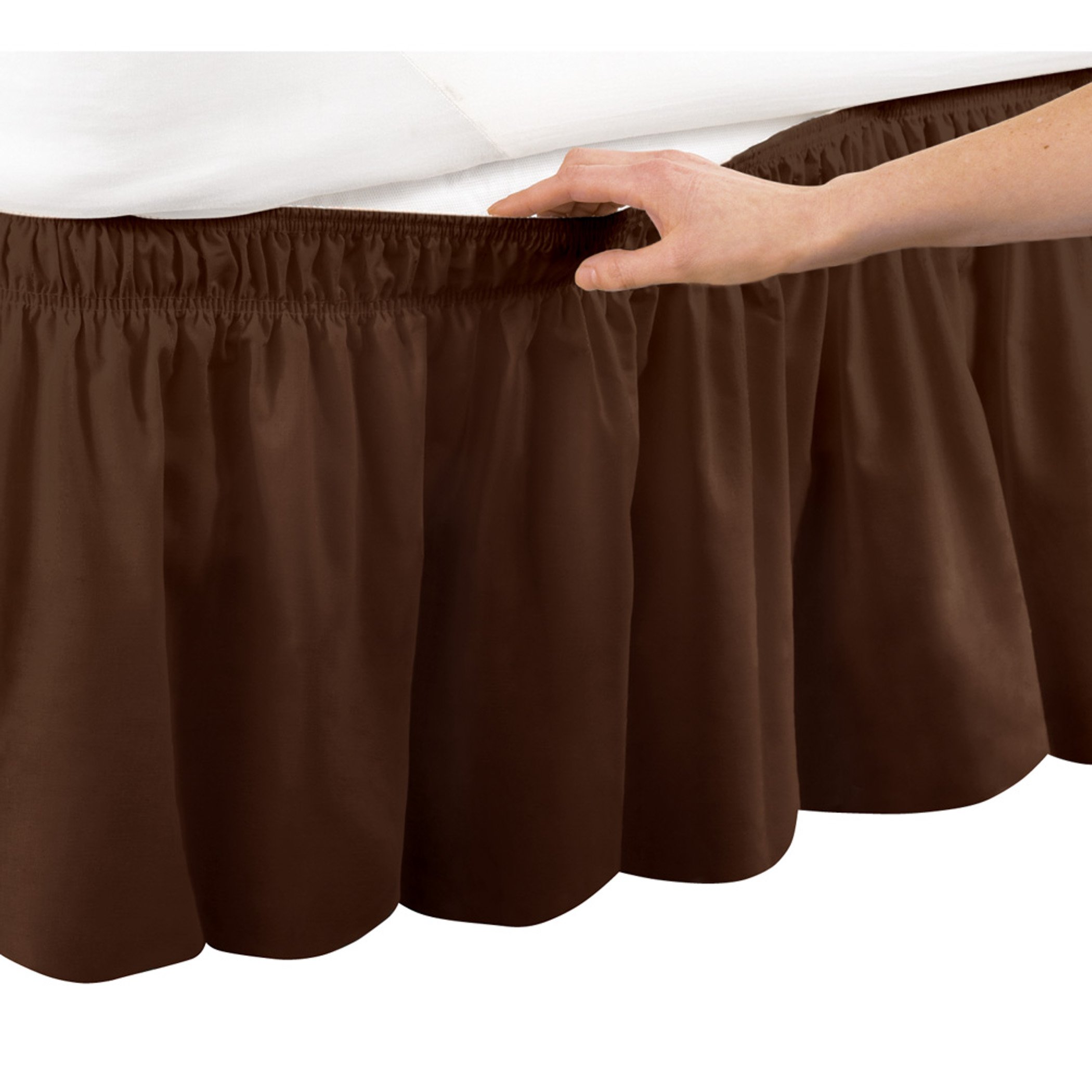 Wrap Around Elastic Dust Ruffle - Picture 7 of 45