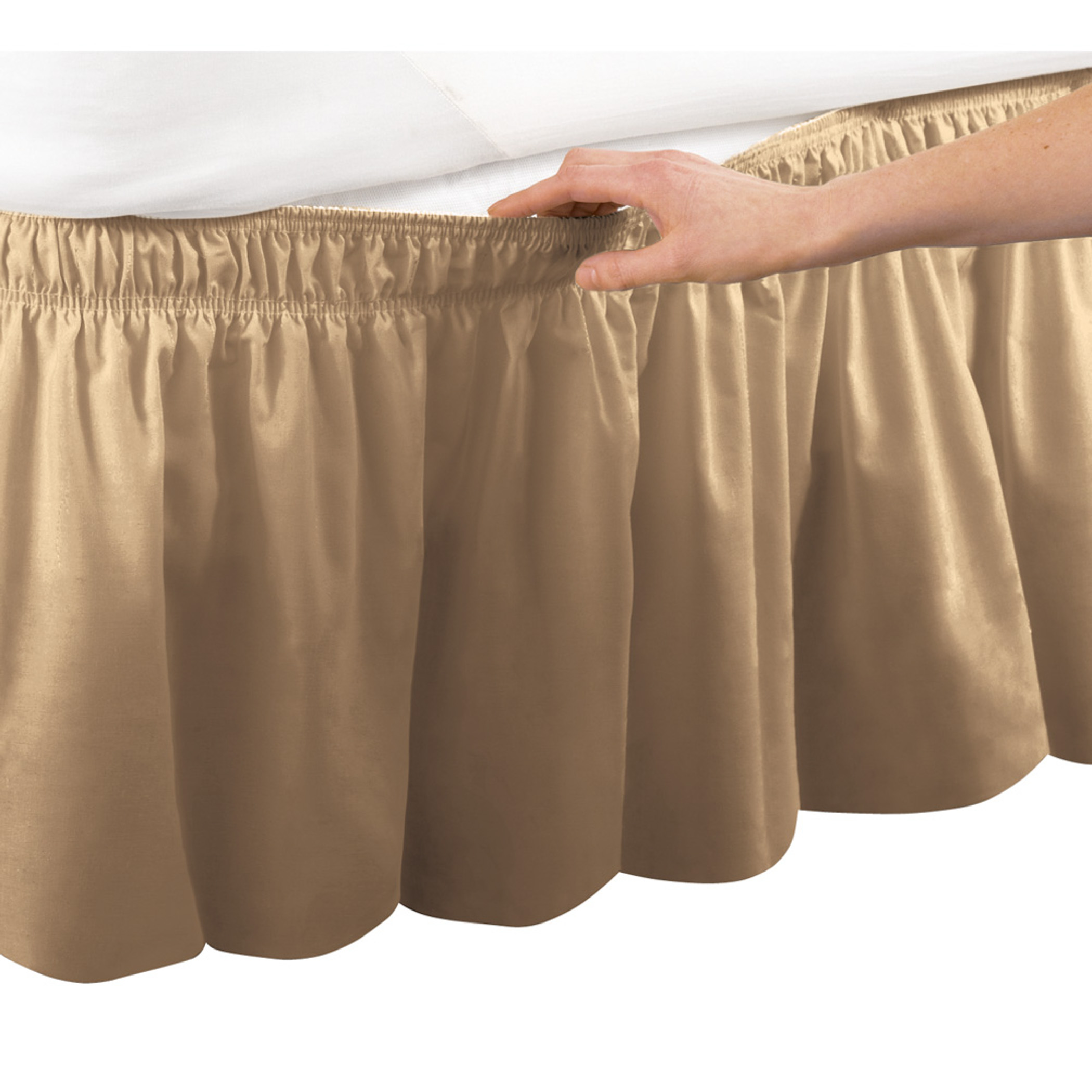 Wrap Around Elastic Dust Ruffle - Picture 13 of 45