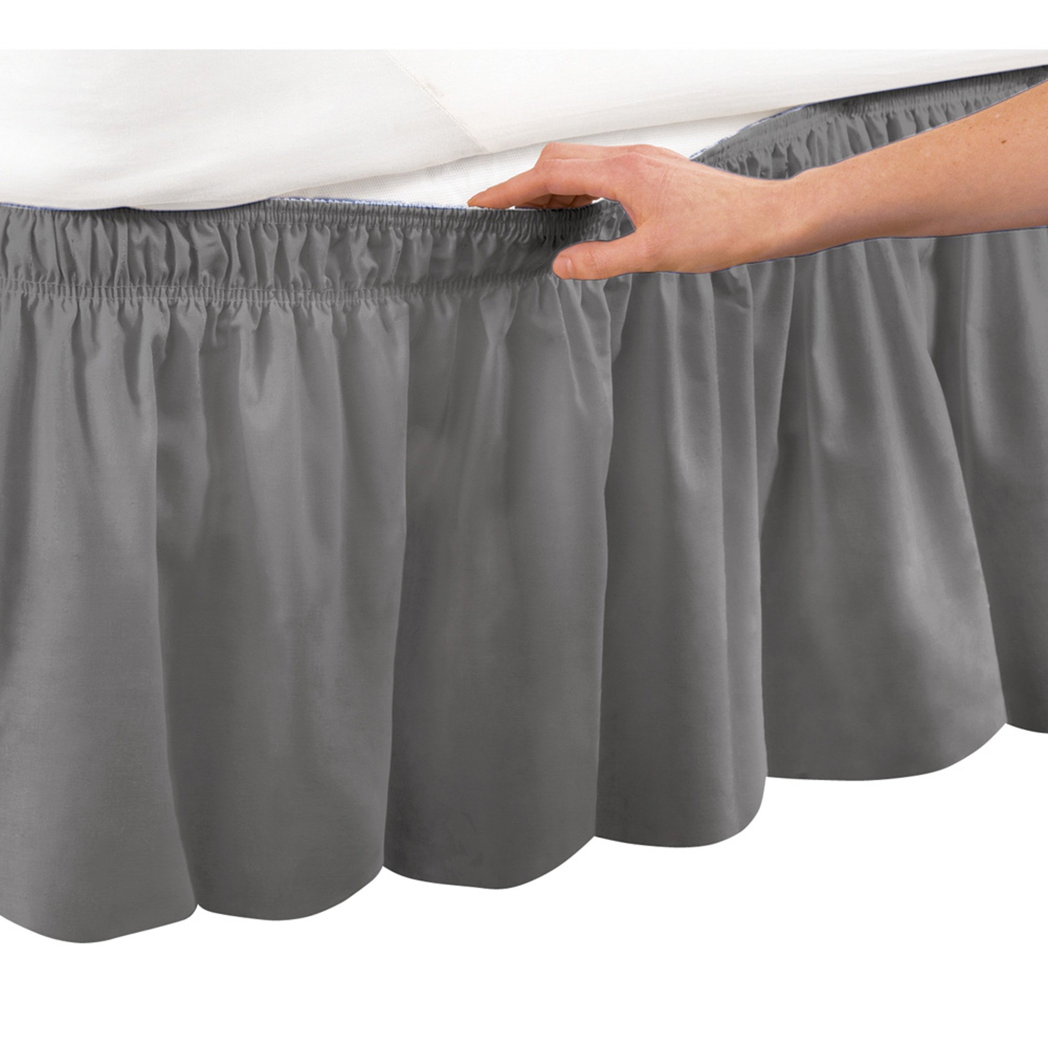 Wrap Around Elastic Dust Ruffle - Picture 19 of 45