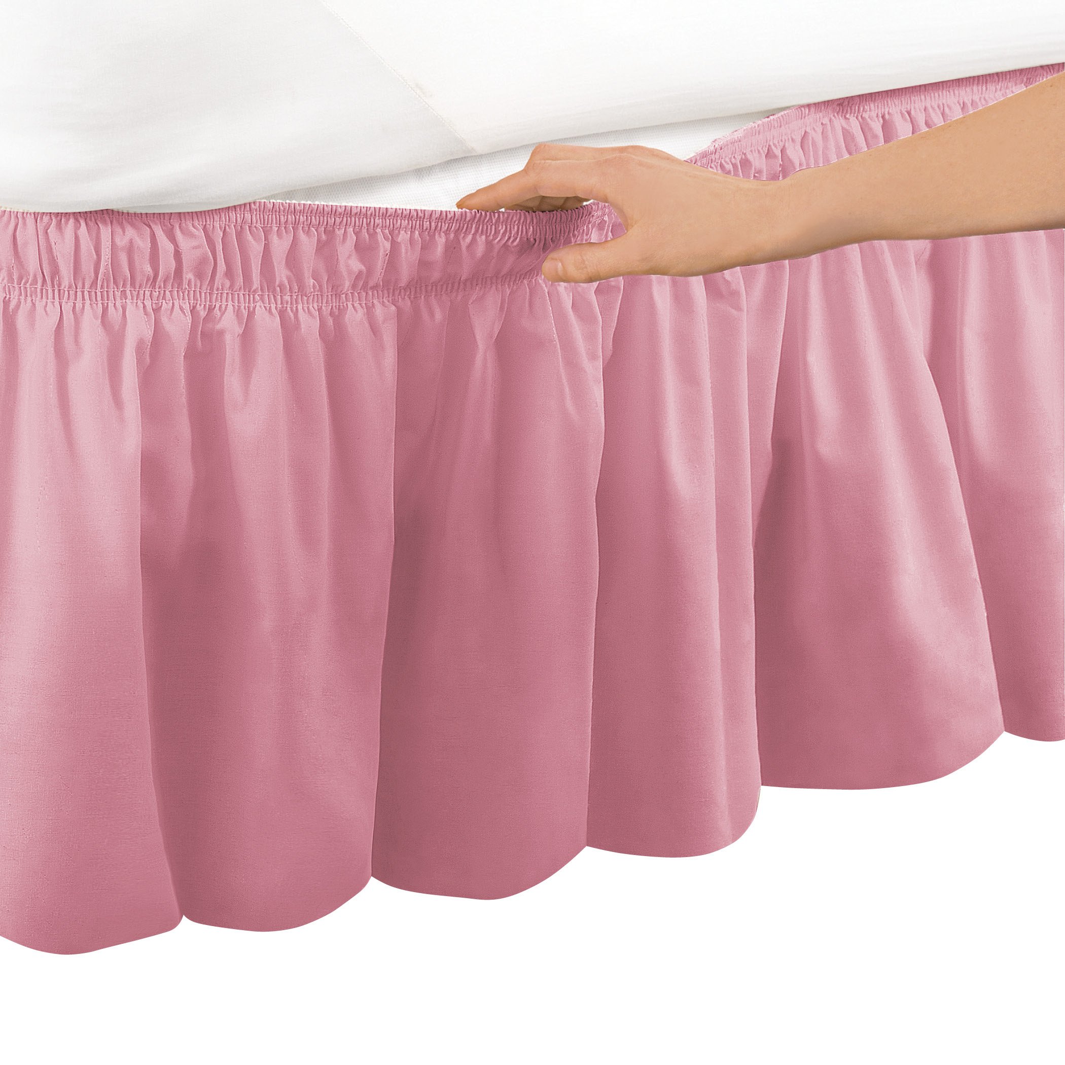 Wrap Around Elastic Dust Ruffle - Picture 37 of 45