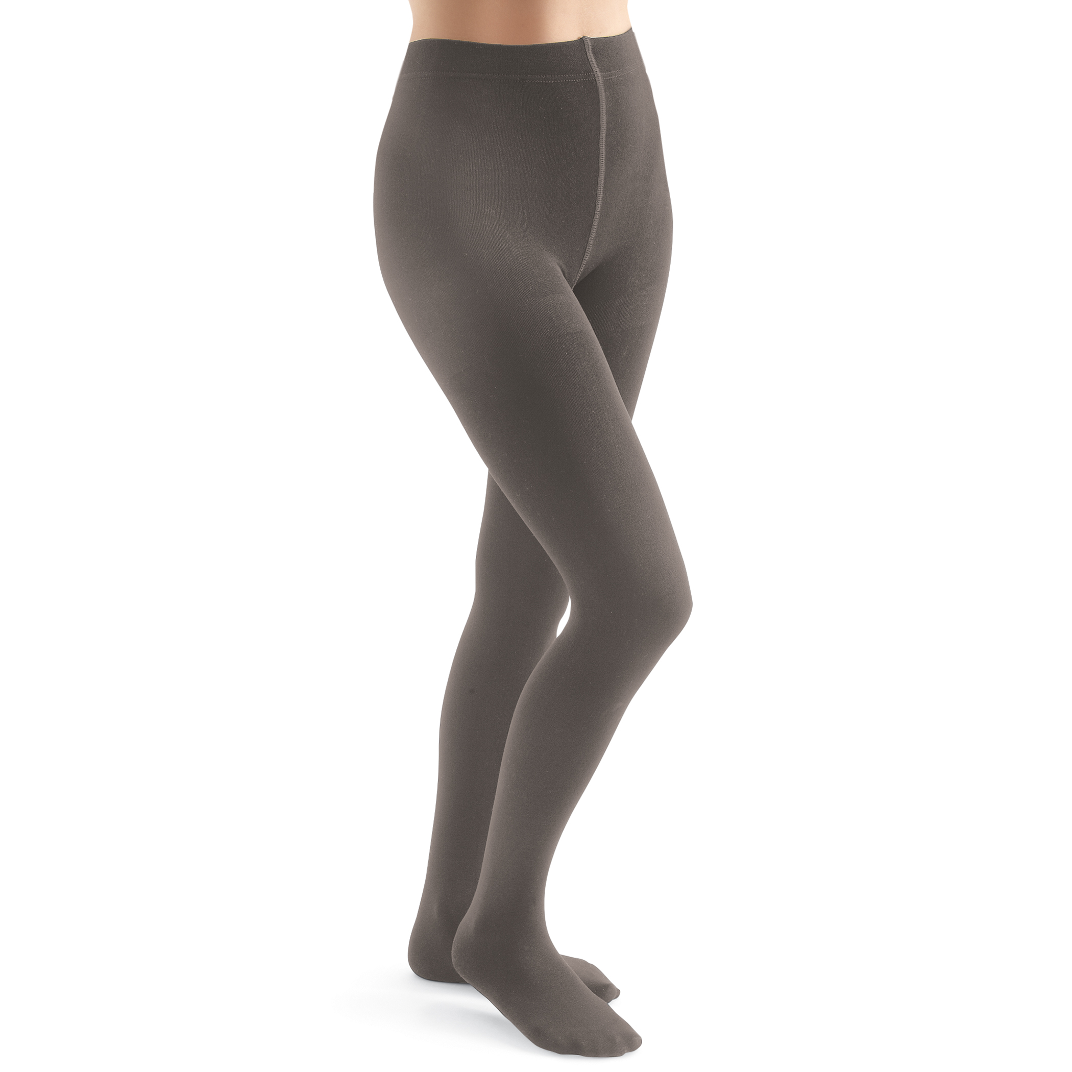 Fleece Lined Winter Legging Tights Medium Tall Gray