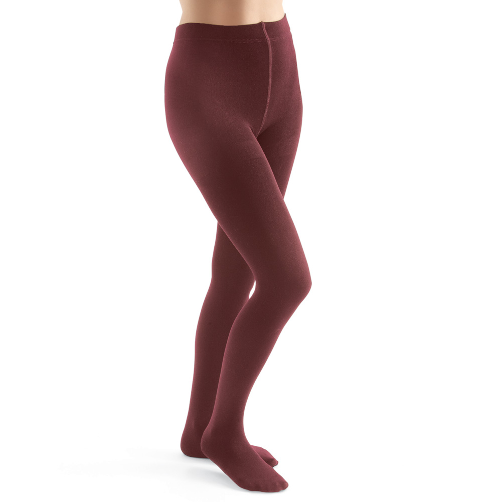 Fleece Lined Winter Legging Tights Medium Tall Burgundy