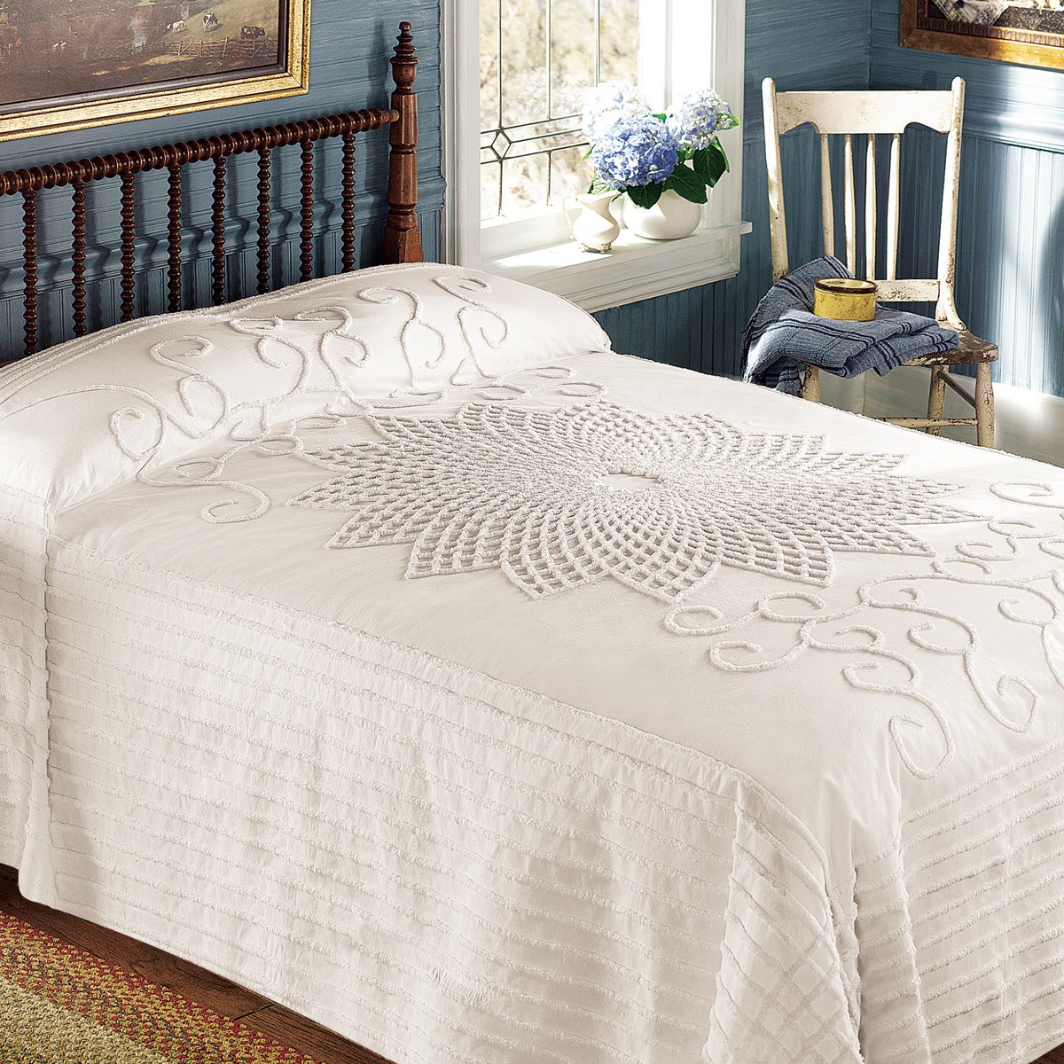 Starburst Vintage Country Chenille Bedspread Collections Etc.