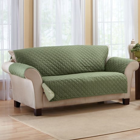 Reversible Quilted Furniture Cover