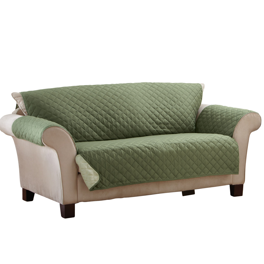 Pegasus Home Reversible Furniture Protector, Sofa, Olive/Sage