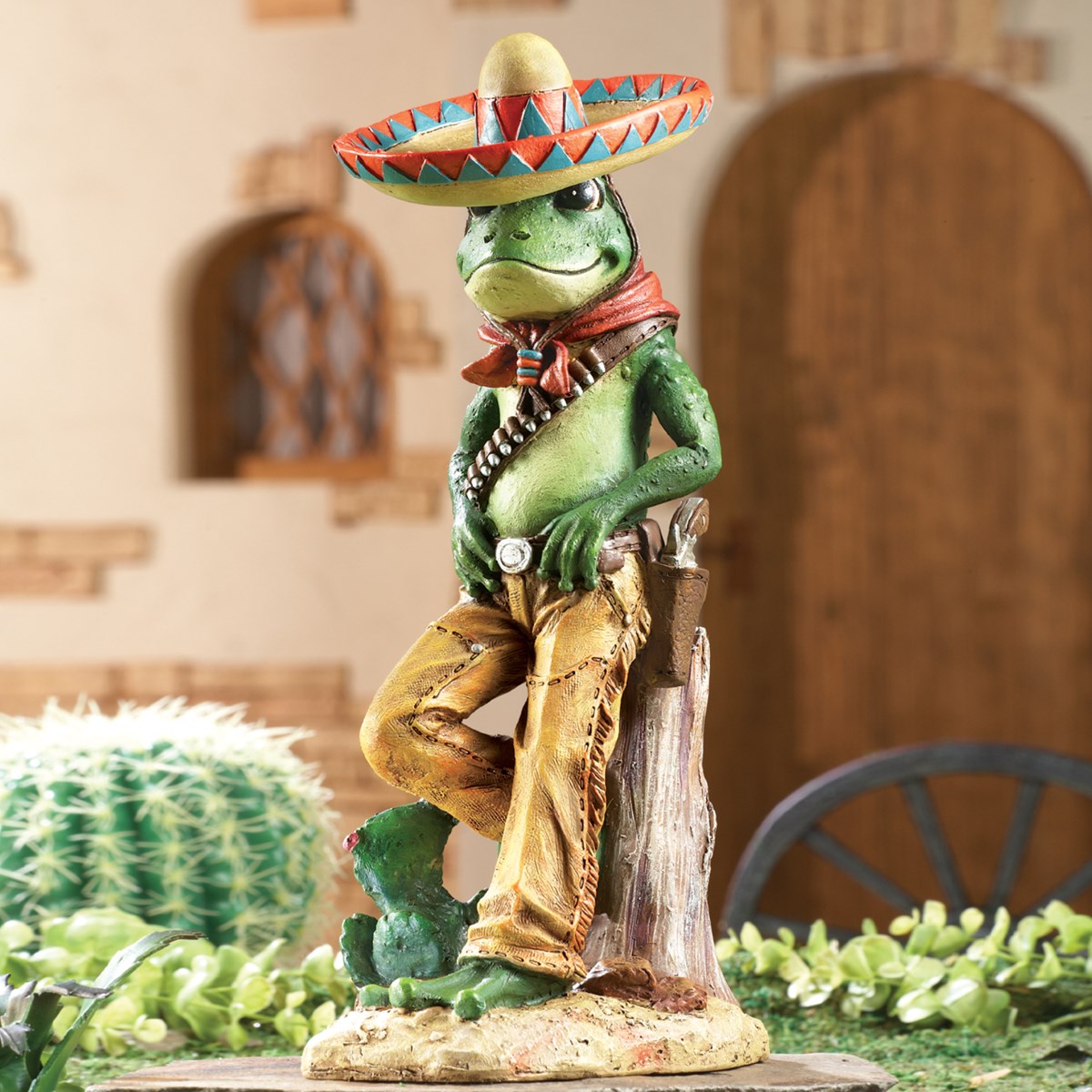 Charming Frog Bandito Garden Sculpture Collections Etc.