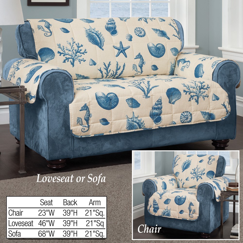 Coastal Seashells Furniture Cover Collections Etc.