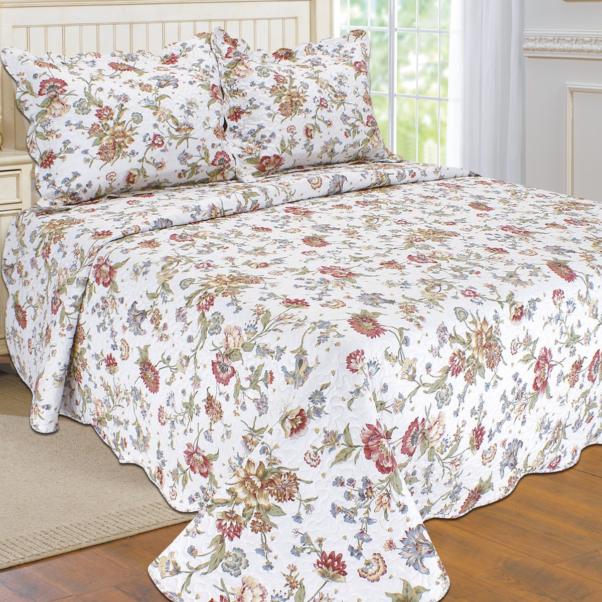 Reversible Sudbury Floral Quilt Set Collections Etc.
