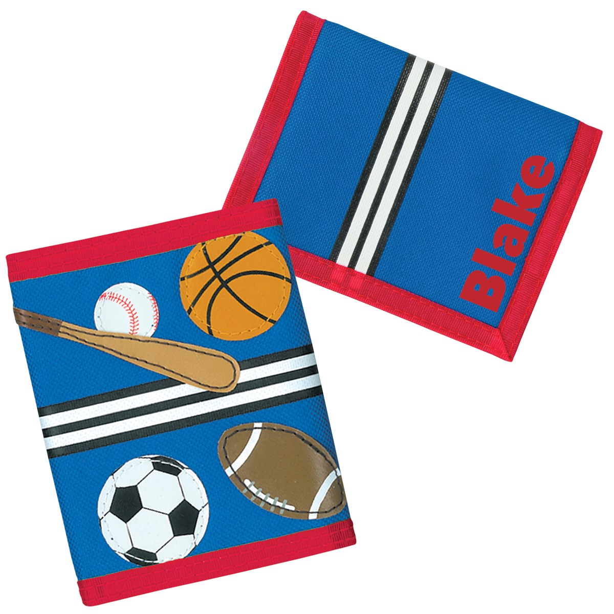 Personalized Childrens Sports Trifold Wallet Collections Etc.
